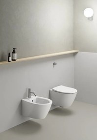 GSI, MODO závesná WC misa, Swirlflush, 37x52 cm, čierna dual-mat, 981626