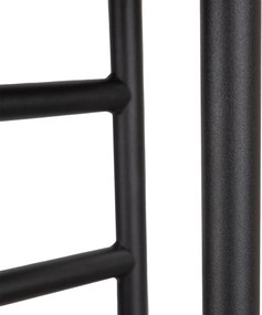 Stojan na květiny Bastian 120 cm černý/hnědý