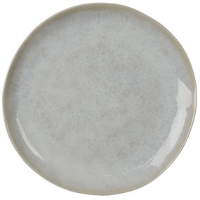 Šedý keramický dezertný tanier Grivon - Ø 20*2 cm