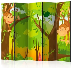 Artgeist Paraván - Jungle - Monkeys II [Room Dividers]