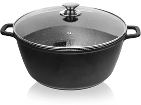Orion Hrniec GRANDE pr. 32 cm skleněná pokrievka, 9,7 l