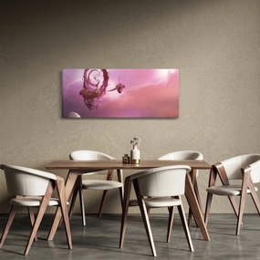 Obraz - Víla na plávajúcom ostrove (120x50 cm)
