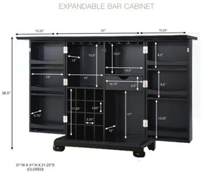 furniture-nabytek.cz - Domáci barový pult 80x105x55 z indického palisandra