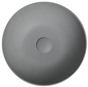Sapho Sapho, FORMIGO betónové umývadlo na dosku, primere 39cm, šedá, FG317