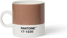 Svetlohnedý keramický hrnček na espresso 120 ml Mocha Mousse 17-1230 – Pantone