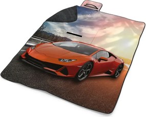 Sablio Plážová deka Športové auto 3: 200x140 cm