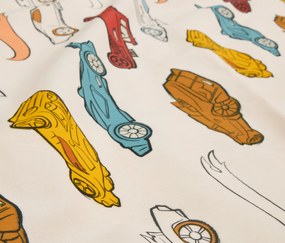 Detská posteľná bielizeň z renforcé »Hot Wheels«, štandardná veľkosť
