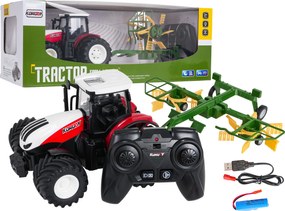 Ramiz Traktor + R/C hrable 1:24 Červená