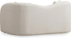 Dvoumístná pohovka Asos 170 cm bouclé krémová