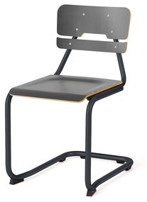 Školská stolička LEGERE II, V 450 mm, antracit, antracit