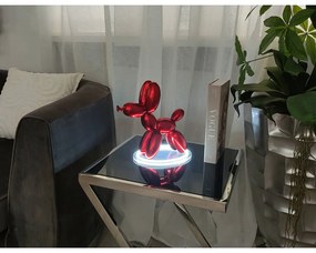 Dizajn LED svietidlo DOG POP ART red