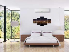 Obraz nočného mesta