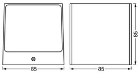 Ledvance - LED RGBW Stmievateľné nástenné svietidlo BRICK LED/14W/230V Wi-Fi IP44