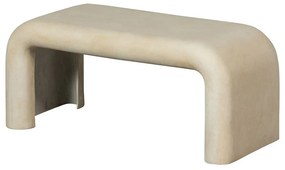 Krémové konferenčné stolíky v súprave 2 ks v dekore kameňa 42x92 cm Stani – WOOOD