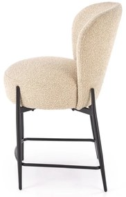 Barová stolička H126 bouclé béžová