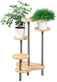 Kesper 17277 Stojan na kvety, dub sonoma, 46 x 72,2 x 46 cm