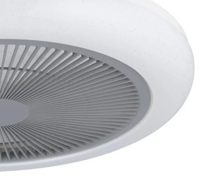 Eglo 35138 - LED Stmievateľný stropní ventilátor KOSTRENA LED/25,5W/230V šedá +DO
