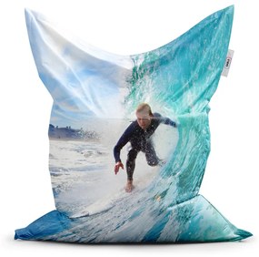 Sablio Sedací vak surfista na vlne - 150x100 cm