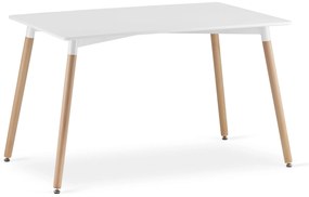 PreHouse Stôl ADRIA 120cm x 80cm - biela
