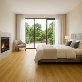 Beauflor, PVC podlaha - lino Quintex Gambela Oak 116mm, na mieru, šíře 4m,5m, hnedá, filc, chodba / predsieň