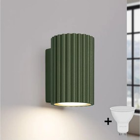 BRILAGI - LED nástenné svietidlo CRESTO 1xGU10/10W/230V 10 cm zelená