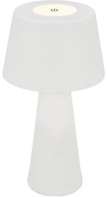 Brilo - LED Stmievateľná nabíjacia vonkajšia stolná lampa LED/3,5W/5V IP44 biela