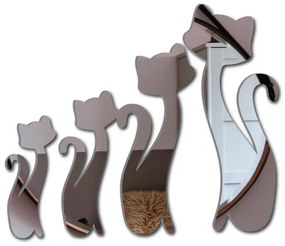 3D nálepky a samolepky, zrkadlové, farebné, dekoračné nálepky, OX013-Wall sticker HEU-