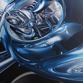 Obraz abstrakcie - kruhy (150x105 cm)