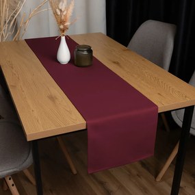 Biante Dekoračný behúň na stôl BKU-115 Burgundský vínový 20x120 cm