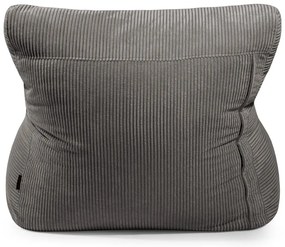 Tmavohnedý menčestrový sedací vak Lounge 100 – SLOWDOWN