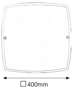 Rabalux 3689 - Stropné svietidlo NEDDA 2xE27/60W/230V