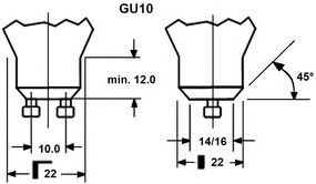 Diolamp SMD LED Reflektor PAR16 6W/GU10/230V/6000K/450Lm/36°/Step Dim