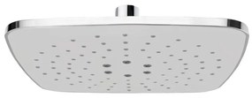Mereo, Nástenná batéria Dita so sprchovou súpravou, výtokom, ručnou a tanierovou sprchou 225x225mm, MER-CBE60101SBD