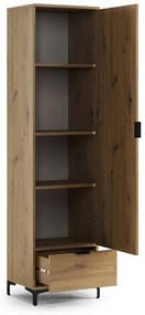 Skrinka s zásuvkou LORA dub artisan