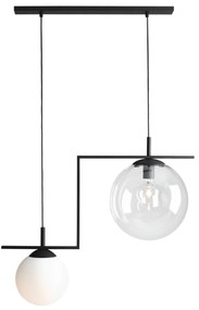 ZAC | Dizajnové stropné svietidlo s dvoma tienidlami