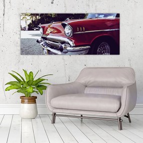 Obraz starého auta (120x50 cm)