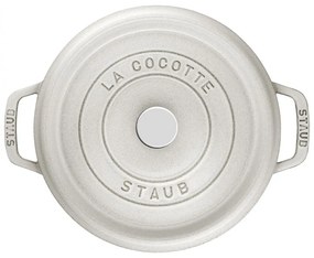 Staub Cocotte hrniec okrúhly 18 cm/1,7 l biela hľuzovka, 11018107