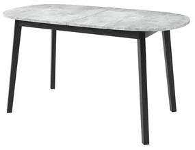 Jedálenský stôl Zerimo S 150x80, Farby:: biela / čierna