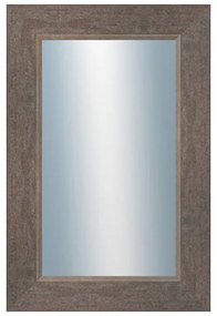 DANTIK - Zrkadlo v rámu, rozmer s rámom 40x60 cm z lišty TOMAS šedá veľká (3030)