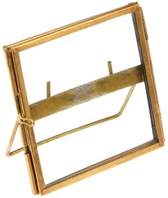 Kovový stojací rámček v zlatej farbe 8x8 cm – Rex London