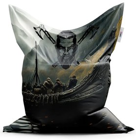 Sablio Sedací vak Vikingové Loď - 150x100 cm