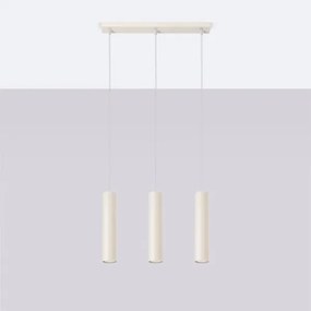 Sollux SL.1481 - Luster na lanku LAGOS 3xGU10/10W/230V krémová