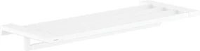 Hansgrohe AddStoris, polička na uteráky s držiakom uteráka, matná biela, HAN-41751700