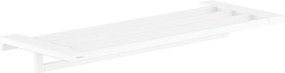 Hansgrohe AddStoris, polička na uteráky s držiakom uteráka, matná biela, HAN-41751700
