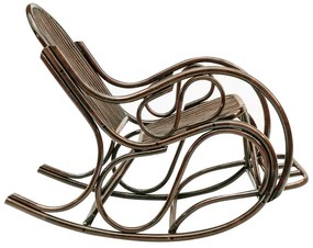Hojdacie kreslo Agate (tmavohnedá + béžová). Vlastná spoľahlivá doprava až k Vám domov. 1119398