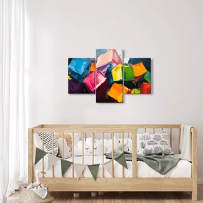 Obraz - Farebné kocky (90x60 cm)