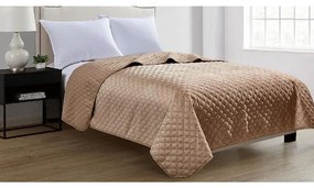 Prikrývka na posteľ Velvet D3 béžová 170x220