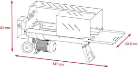 Horizontálny štiepač dreva AVENBERG Waldmann 5 TON - LS5000