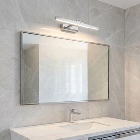 Toolight Toolight, LED nástenné svietidlo, 60cm, 9W, 4000K, 500lm, APP1858-1W, chrómová, OSW-66011