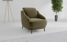 XXXLutz KRESLO, textil, olivovozelená Sit & More - Online Only obývacie izby - 000144024185